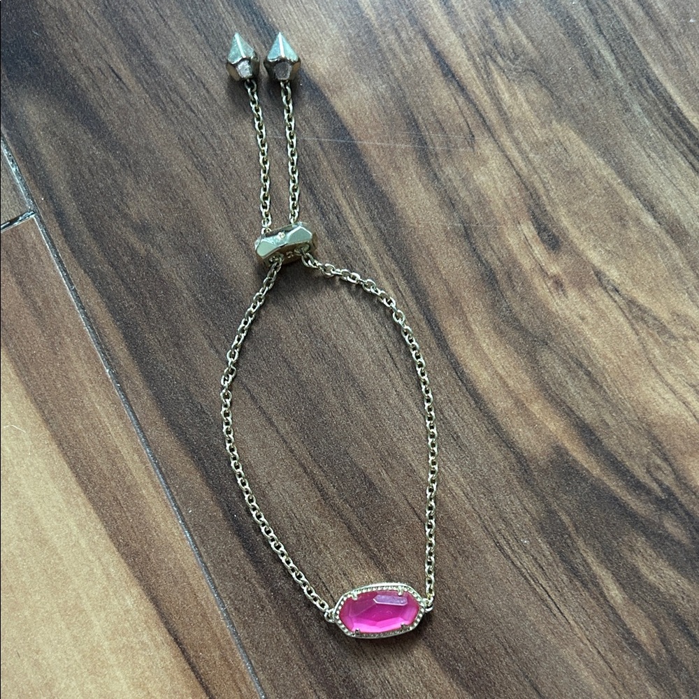 kendra scott elaina gold adjustable chain bracelet